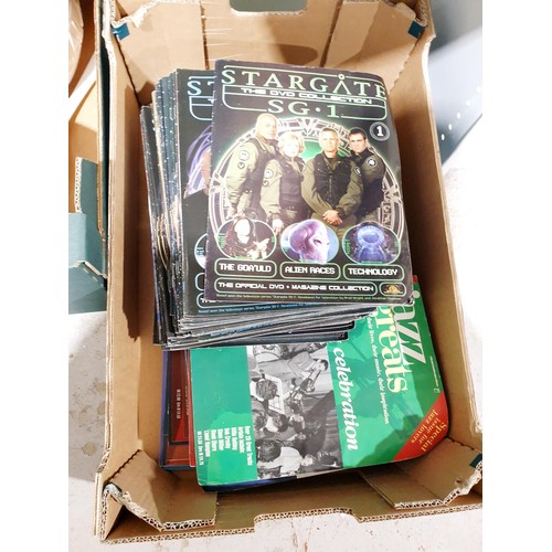 211 - A quantity of Star Gate, Agatha Christie's Poirot and Jazz Greats magazines. UK shipping £14.