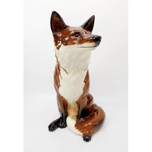 231 - A Beswick model of a fox, 2348, height 31cm. No shipping. Arrange collection or your own packer and ... 