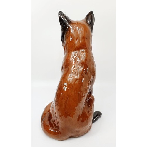 231 - A Beswick model of a fox, 2348, height 31cm. No shipping. Arrange collection or your own packer and ... 