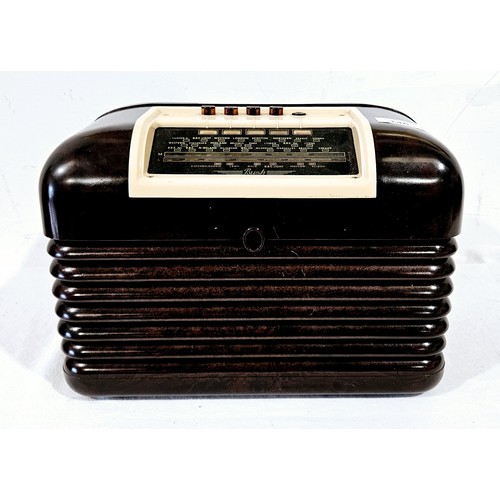 146 - A Bakelite Bush valve radio, width 32cm. No shipping. Arrange collection or your own packer and ship... 