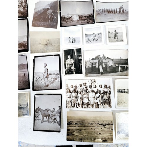 149 - A selection of vintage postcards and photographs including military. UK shipping £14.