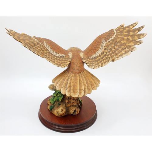 241 - A Border Fine Arts model of a tawny owl, height 27cm. No shipping. Arrange collection or your own pa... 