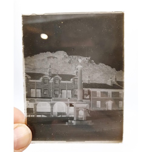 242 - Two boxes of glass photographic plates, including Sparrow Park Hall, Halifax via Rev Sidney Smith, v... 