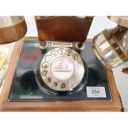 255 - A vintage style telephone. No shipping. Arrange collection or your own packer and shipper, please. E... 