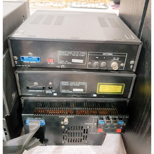 104 - A Sony hi-fi MHC-3600. No Shipping. Arrange collection or your own packer and shipper, please. Elect... 