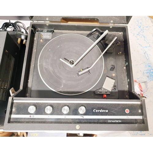 111 - A vintage Garrard Cordova portable record player. No Shipping. Arrange collection or your own packer... 