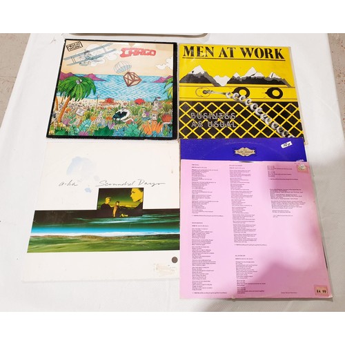 55 - Thirteen vinyl LPs including Bryan Ferry and Billy Idol. No international shipping.