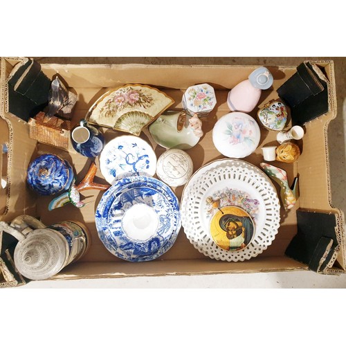 104 - Two boxes of china and assorted. No shipping. Arrange collection or your own packer and shipper, ple... 