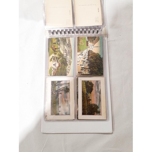 107 - A postcard album including pictures of actors. No international shipping.