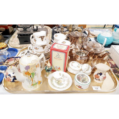 116 - Ceramics and metal ware including Royal Doulton Brambly Hedge. No Shipping. Arrange collection or yo... 