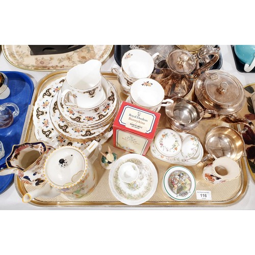 116 - Ceramics and metal ware including Royal Doulton Brambly Hedge. No Shipping. Arrange collection or yo... 