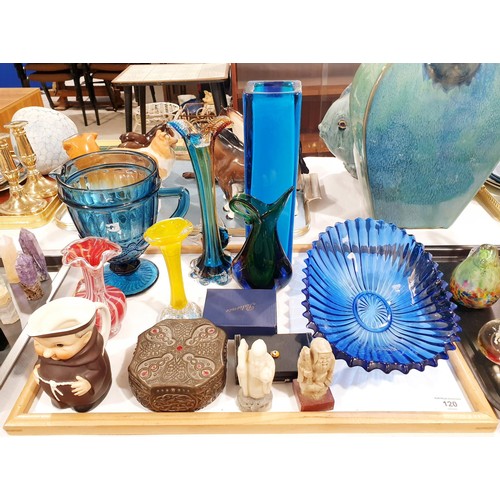 120 - Art Glass and assorted, the tallest 30cm.  No Shipping. Arrange collection or your own packer and sh... 