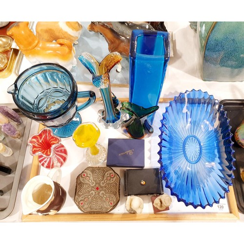 120 - Art Glass and assorted, the tallest 30cm.  No Shipping. Arrange collection or your own packer and sh... 