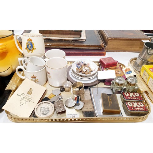 126 - Vintage royal memorabilia and assorted. No Shipping. Arrange collection or your own packer and shipp... 
