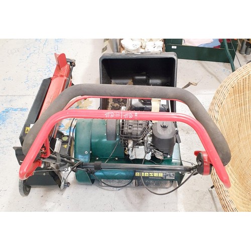 155 - An Atco Clipper 16 self-propelled cylinder petrol powered lawn mower. No Shipping. Arrange collectio... 