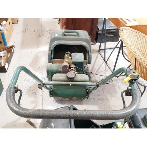 156 - An Atco Commodore B12 self-propelled cylinder petrol powered lawnmower. No Shipping. Arrange collect... 