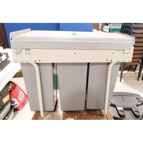 160 - A Hafele multi-compartment recycling bin. No Shipping. Arrange collection or your own packer and shi... 