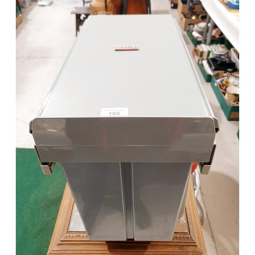 160 - A Hafele multi-compartment recycling bin. No Shipping. Arrange collection or your own packer and shi... 