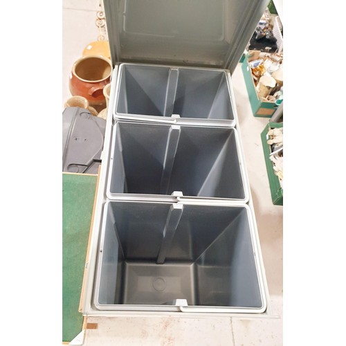 160 - A Hafele multi-compartment recycling bin. No Shipping. Arrange collection or your own packer and shi... 