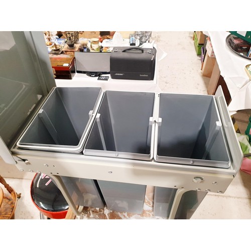 160 - A Hafele multi-compartment recycling bin. No Shipping. Arrange collection or your own packer and shi... 
