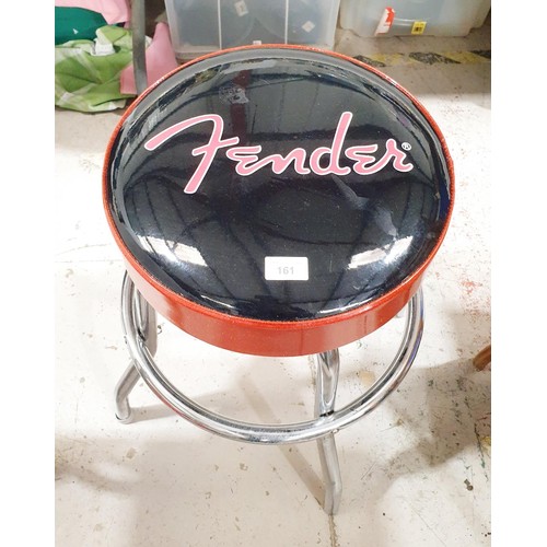 161 - A Fender guitar swivel stool, height 58cm. No Shipping. Arrange collection or your own packer and sh... 