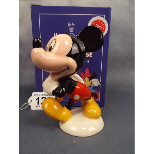 122 - Royal Doulton Disney 70th anniversary edition collection, Mickey Mouse. Boxed as new