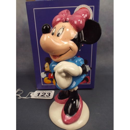 123 - Royal Doulton Disney 70th Anniversary edition collection, Minnie Mouse. Boxed as new