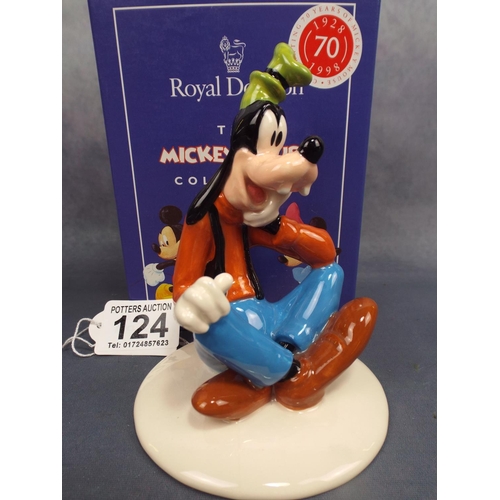 124 - Royal Doulton Disney 70th Anniversary Edition collectioin, Goofy, boxed as new