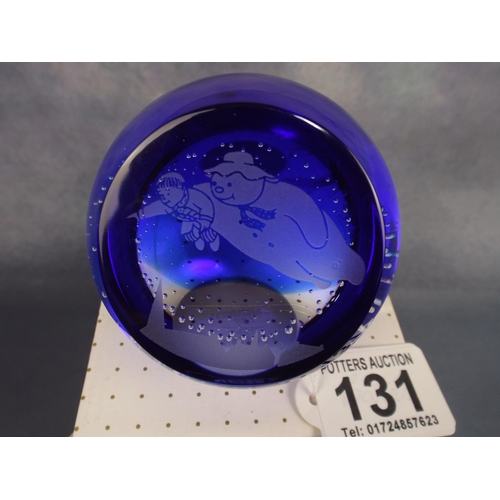 131 - Caithness snowman paperweight, limited edition number 189/750 orginal box.