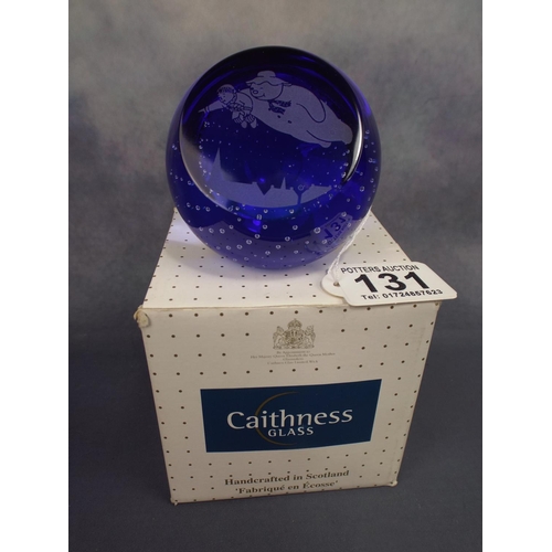 131 - Caithness snowman paperweight, limited edition number 189/750 orginal box.