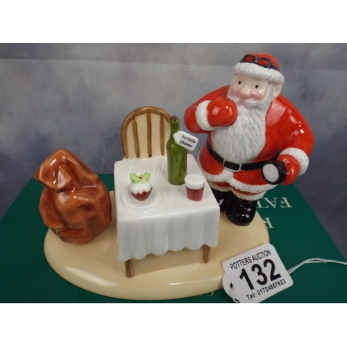 132 - Coalport Father Christmas, limited edition, 230/1250 original box