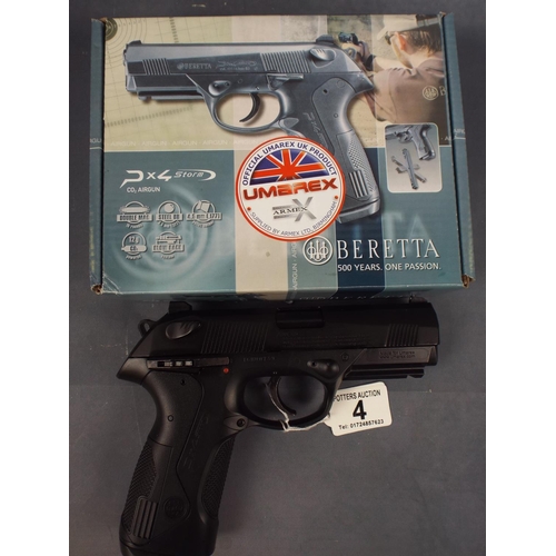 4 - BNIB  Beretta PX4 storm .177 cal with air canister.