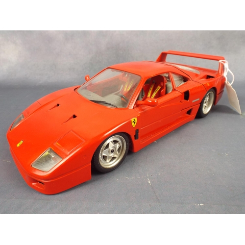 184 - Die cast  1/18 scale model of a Ferrari F40