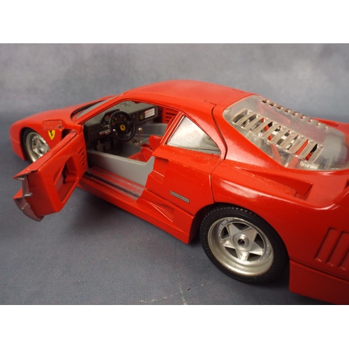 184 - Die cast  1/18 scale model of a Ferrari F40