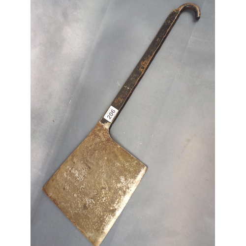 206 - Large Army Issue Meat cleaver, Arrow marked and stamped for 1942