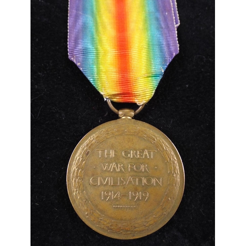 2 - WW1 Victory Medal awarded to Corporal Watson. Lincolnshire regiment. KIA 1915