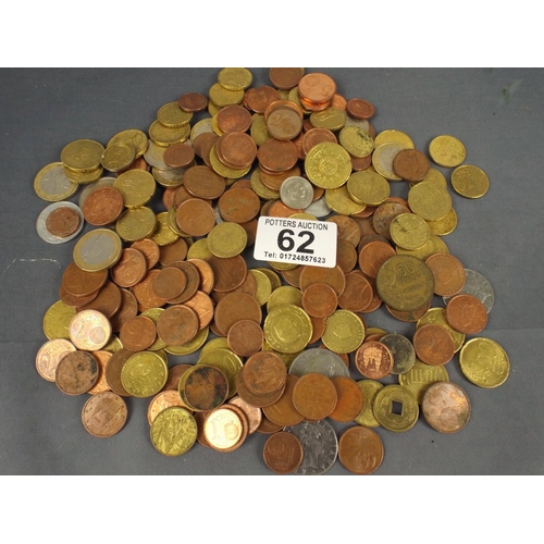 63 - Selection of foreign coins