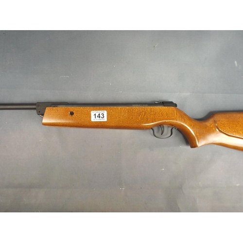 143 - Webley cub air rifle. 0.177 cal