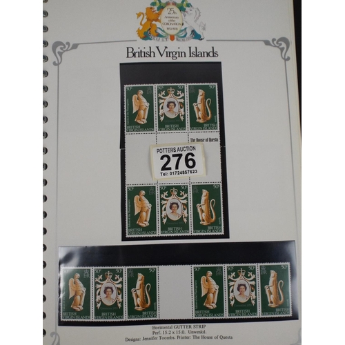 276 - Album of Mint UK Coronation Stamps 1953/78 full album