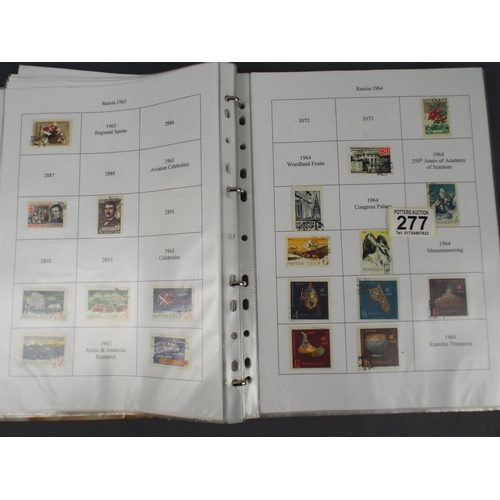 277 - Album of Russian Stamps