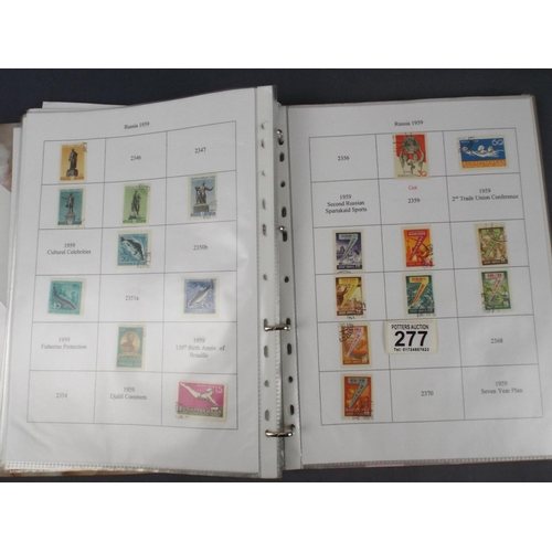 277 - Album of Russian Stamps