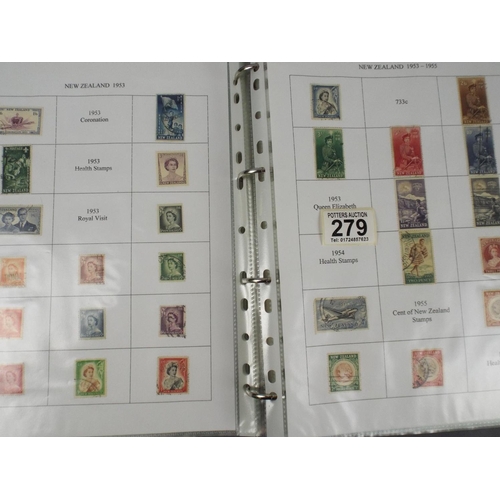 279 - Large Album of New Zealand Stamps