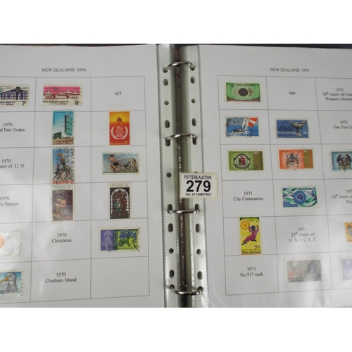 279 - Large Album of New Zealand Stamps