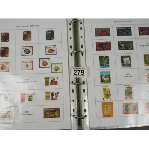 279 - Large Album of New Zealand Stamps