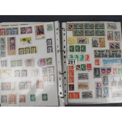 281 - Large Album of World stamps