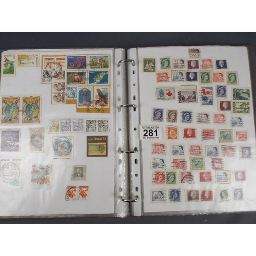 281 - Large Album of World stamps