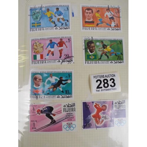 283 - album of World Stamps & First day covers