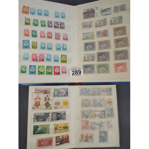 289 - Two world stamp albums