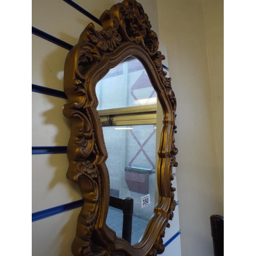 350 - Two gil framed mirrors