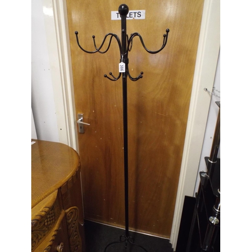 386 - Modern metal hat & coat stand